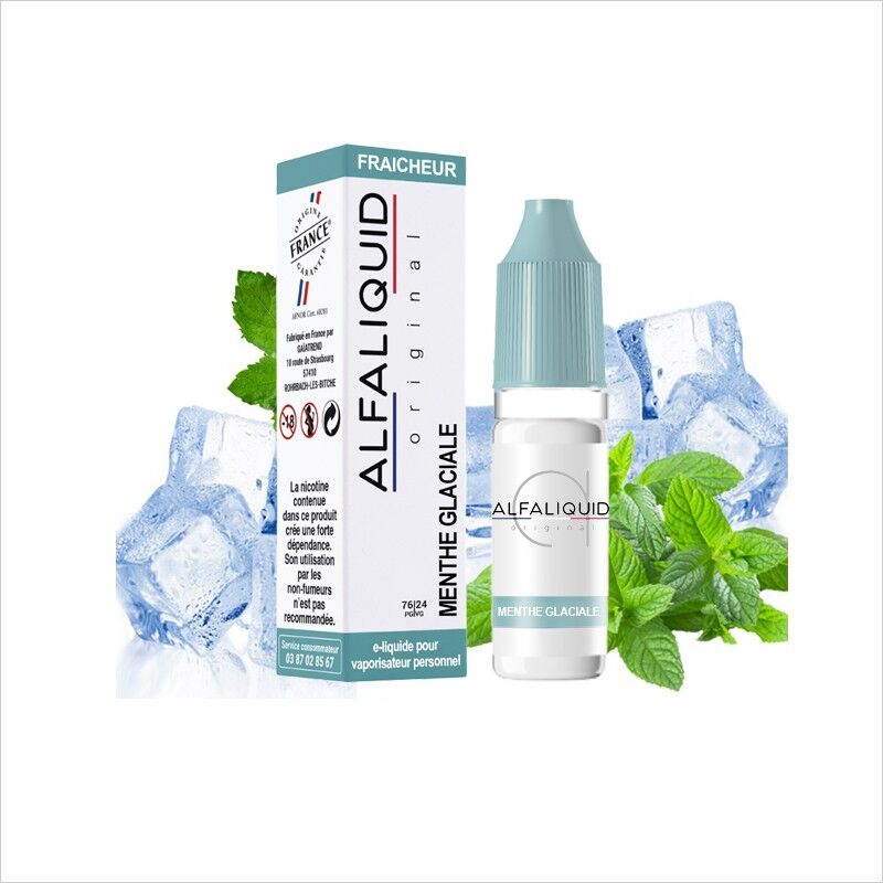ELiquide MENTHE GLACIALE - ALFALIQUID