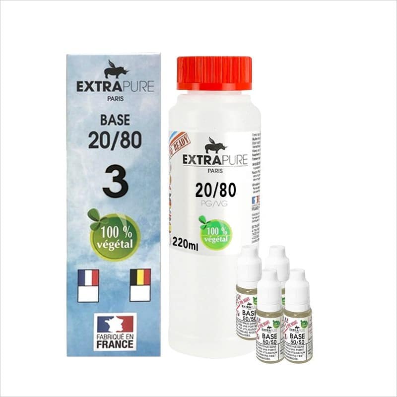 PACK DIY 260ML 20/80 3MG - EXTRAPURE